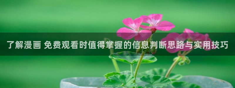羞羞漫画在线阅读导航：了解漫画 免费观看时值得掌握的信息判断思路与实用技巧