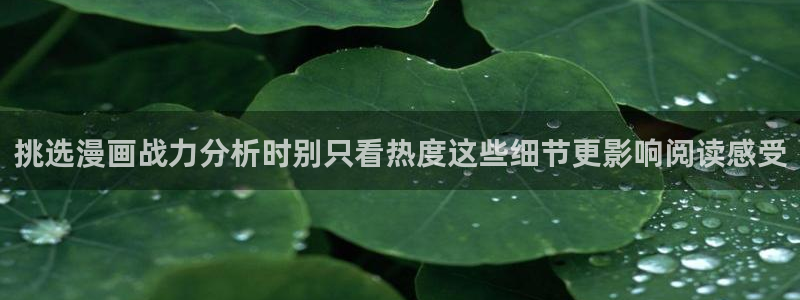 羞羞漫画最新章节：挑选漫画战力分析时别只看热度这些细节更影响阅读感受